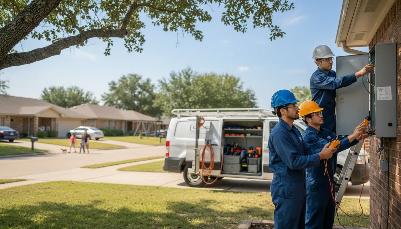 Certified electrician providing emergency electrical services in Durant, OK